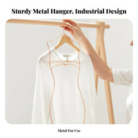 Electroplated Finish Swimsuit Display Hanger Versatile Metal Bikini Hanger Space-Saving for Boutique Owners, Retailers, Showroom