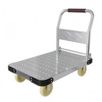 Flatbed Cart with Tie-down Rope Collapsible Platform Hand Truck Padded