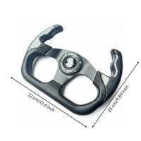 32 Cm Steering Wheel Universal Fit and Run Kart Steering Wheel Non-Slip Handle Vehicle Accessory for Custom Build