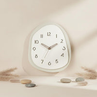 Silent Wall Clock Non Ticking Cream Wall Clock Decorative