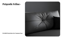 linear-profile Settee Minimalist Design Couch Italian Inspired Lounge Seating for Small Apartment Residents, Homeowners, Living Room