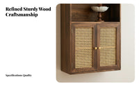 Configurable Open-Shelf Cabinet Multi-Functional Unrestrictedstanding Shelving Unit Minimalist Aesthetic Rounded Corners