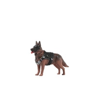 Small-Scale German Canine Figure with Harness Detailed Miniature German Canine Collectible Dog Figure Long-Lasting for Collectors