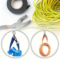 Double Hook Electrical Tape Measuring Tape Holder
