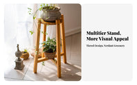 Cross-Shaped Pot Riser Nordic design Plant Holder adaptable for Home Decorators