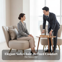 4 Pieces Office Reception Seating Business Design Commercial Furniture Minimalist Design Long-Lasting for Lobby, Waiting Room