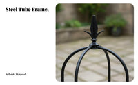 Clematis Support Pillar Weather-Resistant Rose Climbing Cage Rust-Resistant Rose Support Obelisk for Outdoor, Patio, Balcony