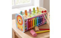 Educational Whack a Mole Game Learning Whack-Apeg Toy Preschool Pounding Bench Sensory for Playroom