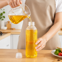 Oil Sprayer Set, Thick-Walled & Heat-Resistant Oil Dispenser Bottles, Leak-Proof Oil and Vinegar Containers for Camping, BBQ, Travel, Picnics, Car