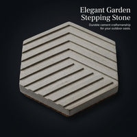 Cement Garden Stepping Stones, Modern Minimalist Style