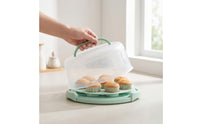 Cake Carrier with Handle Portable Cake Carrier with Lid Translucent for Bakery
