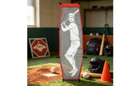 Strike Zones Target with Straps Rectangular Pitching Target Cloth Easy to Install for Softball Athletes
