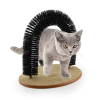 跨境热销猫玩具拱门蹭毛器猫咪按摩器猫咪蹭脸蹭毛器蹭痒器猫抓板
