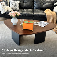 Irregular-Shaped Coffee Table Rustic Minimalism Artistic Household Furniture Minimalist and Aesthetic Statement Piece