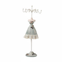 Decorative Mannequin Jewelry Stand Elegant Earring Necklace Holder Tabletop Jewelry Tree Display Sturdy for Dresser, Bedroom