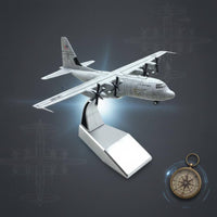 C-130J Model Airplane Die-Cast Collectible Item Static Display for Aviation Fans