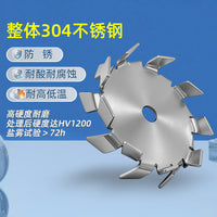 Stainless Steel Dispersion Disc, 304 Mixing Disc for Disperser, Disperser Paddle, Disperser Blade, Disperser Accessory