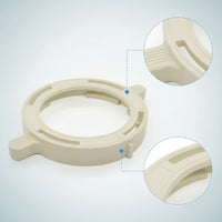 Pool Maintenance Replacement Pump Collar Lid Assembly Plastic Construction Tabbed Grip Leak Control Secure Fit Suitable for Pool Cleaning Equipment Servicing