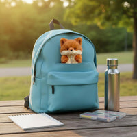Wild Canine Stuffed Writing Implement Case Cute Creature Zipper Organizer Gift