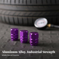 Aluminum Alloy Valve Stem Cap Easy to Install Tire Valve Stem Cap Sturdy Car Accessory for DIY Enthusiasts, Drivers, Vehicle Wheels, Auto Maintenance
