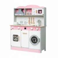 Wooden Play Kitchen Set Colorful Wooden Play Kitchen Safe for Children