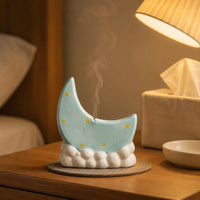 Ceramic Coil Holder Ash-Catching Home Decor Item Stable Base