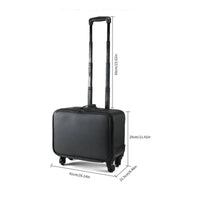 Makeup Trolley Case Large Capacity Makeup Trolley Bag Carry on Size Rolling Train Case for Travel, Salon