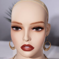 新款白人假发展示模特头欧美双肩仿真化妆头模 饰品支架Mannequin