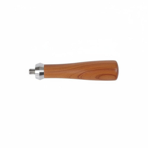 Coffee Machine Handle Universal Wooden Portafilter Accessory Contoured Grip Solid Timber M10 Thread Replacement Suitable for Office Use Home Kitchen