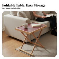 Foldable wingedTop Table Lightweight Accent Furniture Easy Assembly