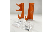Jack Holder Brackets Space-Saving Jack Stand Wall Mount Organizer Heavy-Duty Wall Brackets with Screws for Hobbyists
