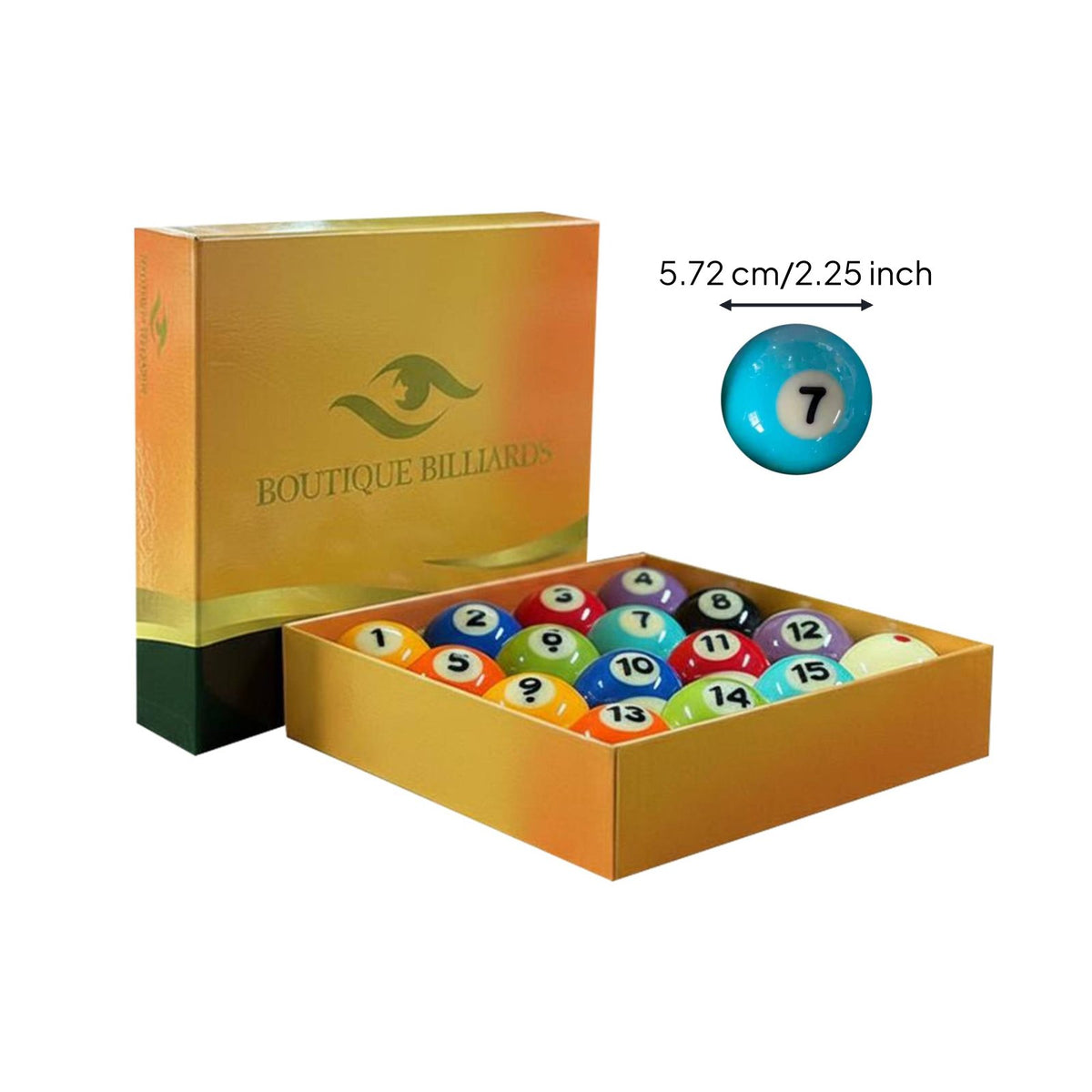16 Pieces Billiard Ball Set Professional Grade Regulation Size Pool Balls Uniform Weight Professional Billiard Balls for Professionals, Bar
