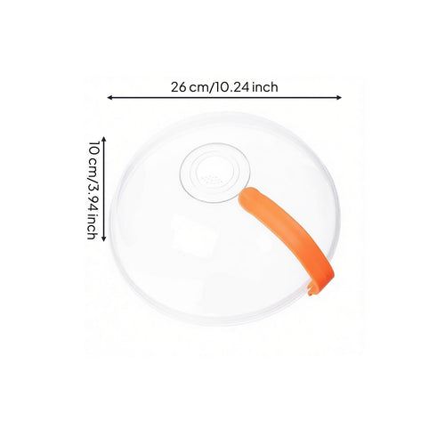 Microwave Splatter Lid Heat Resistant Vented Food Cover Easy to Clean