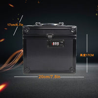 Portable Aluminum Alloy PSA Card Storage Box with Handle