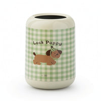 Open-Top Trash Can Decorative Bin Compact for Kitchen, Office