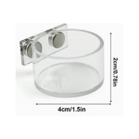Arachnid Feeding Cup with Tweezers Compact Reptile Food Dish Removable