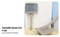 Deshedding Slicker Brush with Metal Pins
