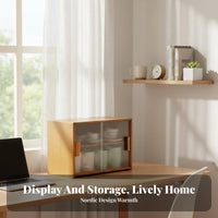 Multi-Compartment Desk Shelf Tiered Design Desktop Organizer space-efficient Size