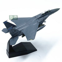 1:100 Scale F15E Fighter Jet Alloy Model, Finished Display Piece, AMER