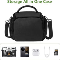 Digital SLR Camera Bag Waterproof Shockproof Camera Case with Adjustable Shoulder Strap, Large Capacity