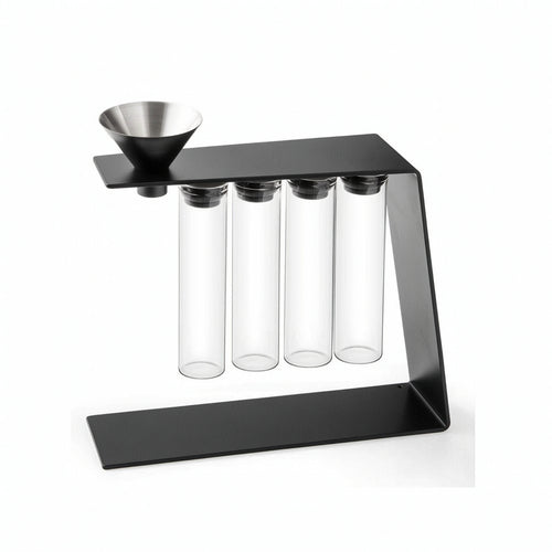 Coffee Bean Rack with Tubes Attractive Test Tube Stand Sturdy for Baristas