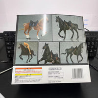 Figma Horse Action Figure White Brown Black Super Articulated