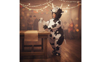 Inflatable Cow Costume Easy to Wear Cow Inflatable Suit Lightweight for Cosplay