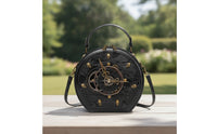 Crossbody Bag Steampunk Shoulder Bag with Detachable Strap Gothic Purse for Women, Concerts, Travel