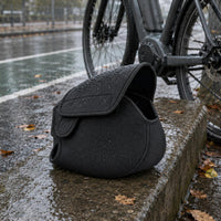 Hook-and-Loop Electric Bike Engine Cover Contoured Electric Bicycle Engine Cover Stitched Seams Cycle Accessory Matte Finish
