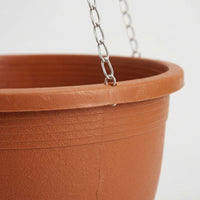 Plant Pots and Hanging Basket for Indoor Plants, Terracotta Flower Pots with Chain Planter, Fence Hanging Planters, Hanging Planters Outdoor