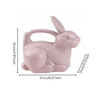 Plastic Rabbit Watering Can Rounded Body Rabbit-Shaped Watering Can Small Size