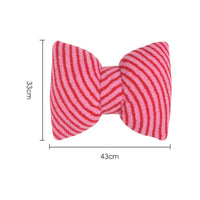 Bow Pillow Puffed Bowknot Pillow Symmetrical