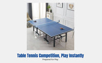 Folding Table Tennis Table, Indoor Outdoor Regulation Table, Mobile Game Table, Family Fun