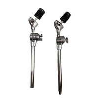 Percussion Cymbal Cowbell Multi-Clamp Attachment Half Cymbal Stand Tom Support Hanging Cymbal Holder